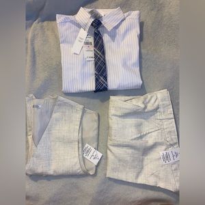 Calvin Klein Boys' 4-Piece Formal Suit Set